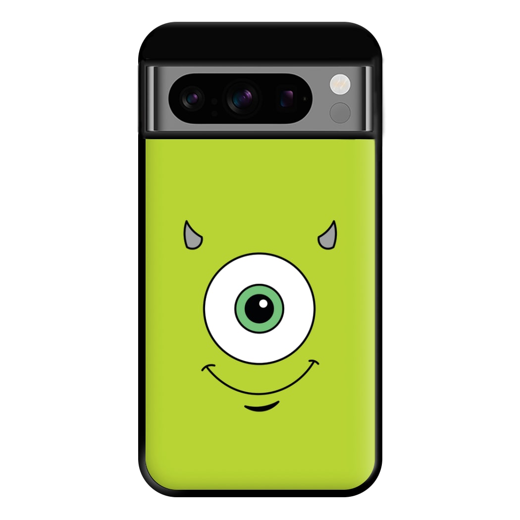 Green Monster Face Phone Case for Google Pixel 8 Pro