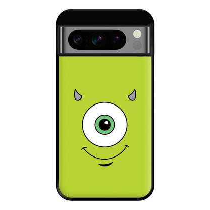 Green Monster Face Phone Case for Google Pixel 8 Pro