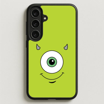 Green Monster Face Phone Case for Galaxy S25FE