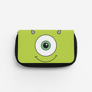 Green Monster Face Pencil Case 1