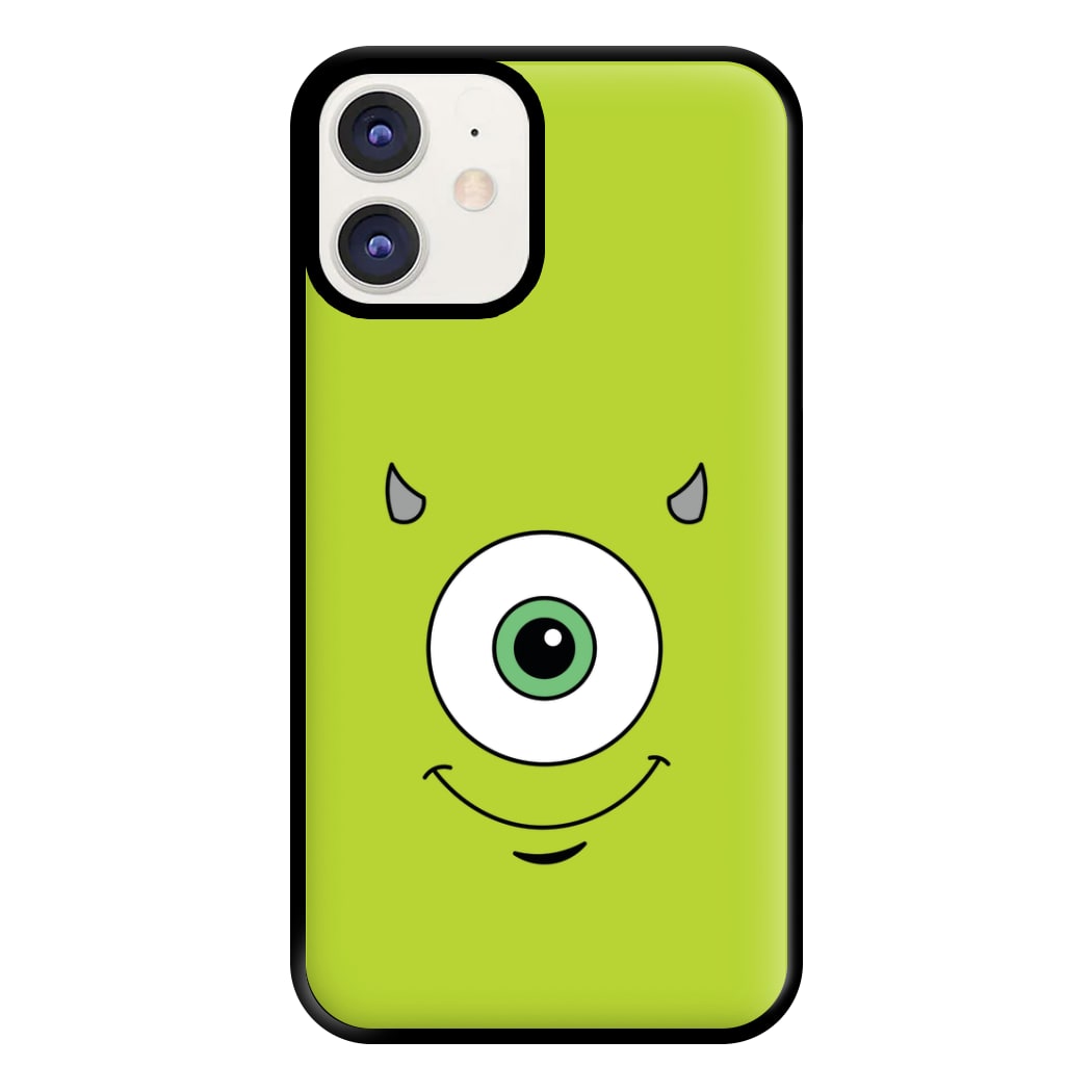 Green Monster Face Phone Case for iPhone 11