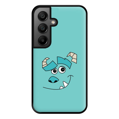 Blue Monster Face Phone Case for Galaxy A56