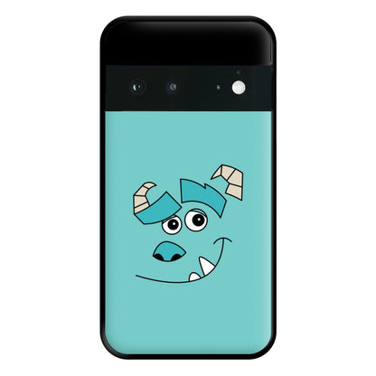 Blue Monster Face Phone Case for Google Pixel 6a