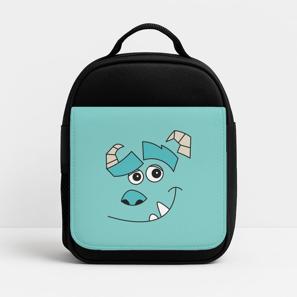 Blue Monster Face Lunchbox