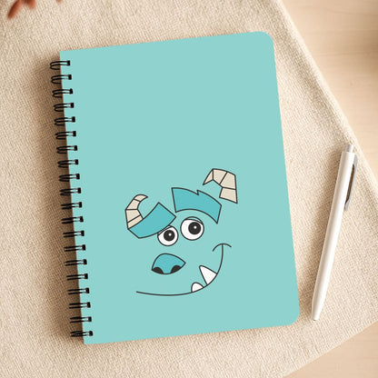 Blue Monster Face Notepad