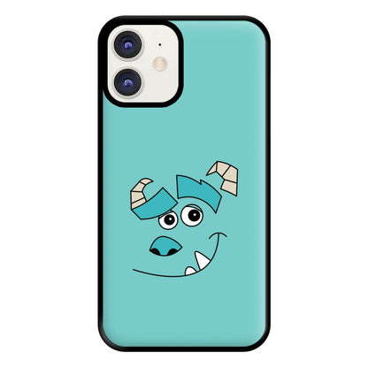 Blue Monster Face Phone Case for iPhone 12 / 12 Pro