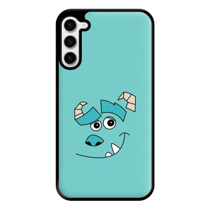 Blue Monster Face Phone Case for Galaxy S23 Plus