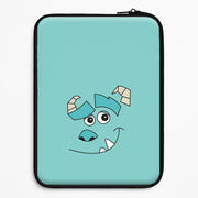 Blue Monster Face Laptop Sleeve 1