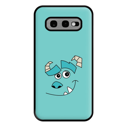 Blue Monster Face Phone Case for Galaxy S10e