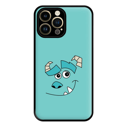 Blue Monster Face Phone Case for iPhone 14 Pro Max