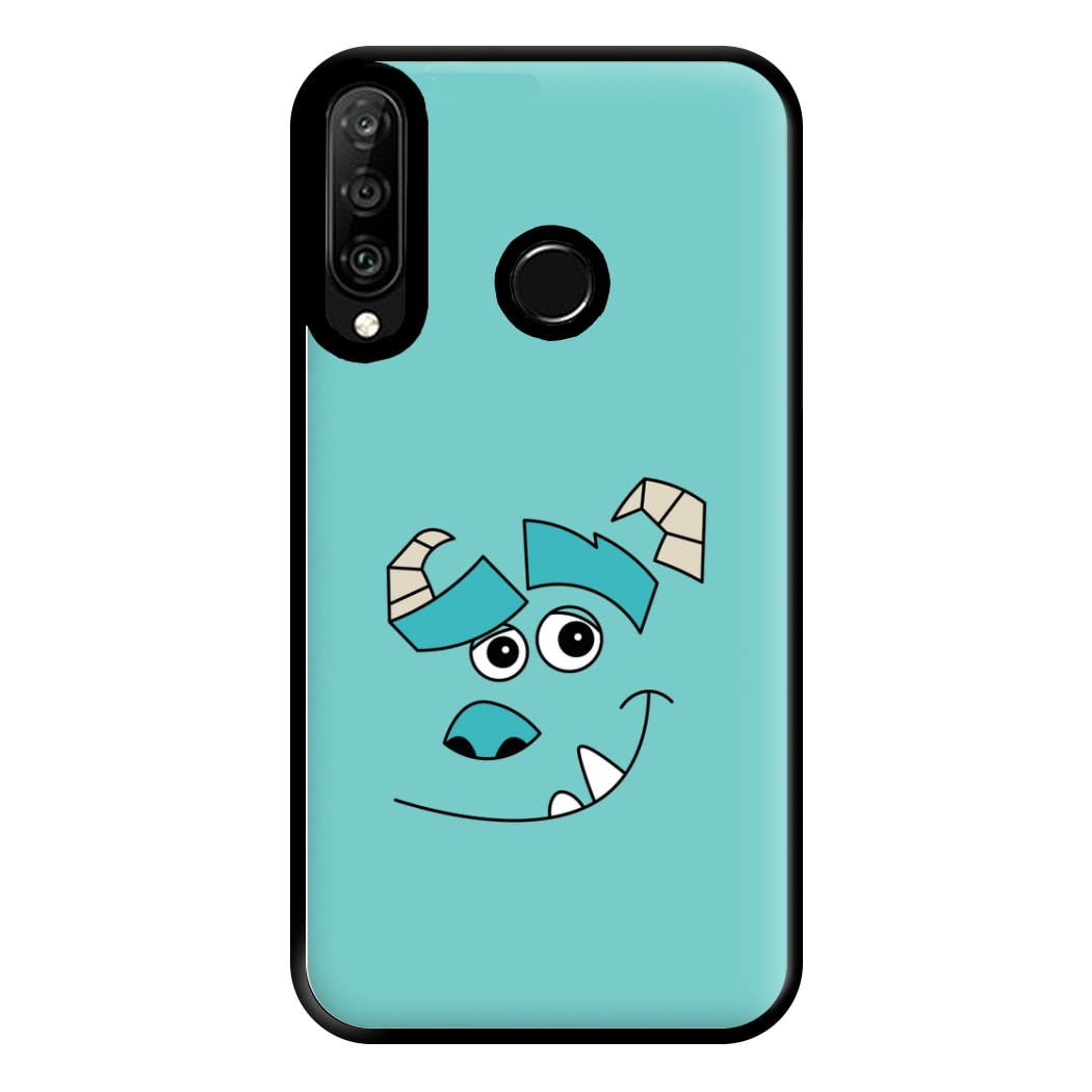 Blue Monster Face Phone Case for Huawei P30 Lite