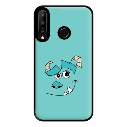 Blue Monster Face Phone Case for Huawei P30 Lite