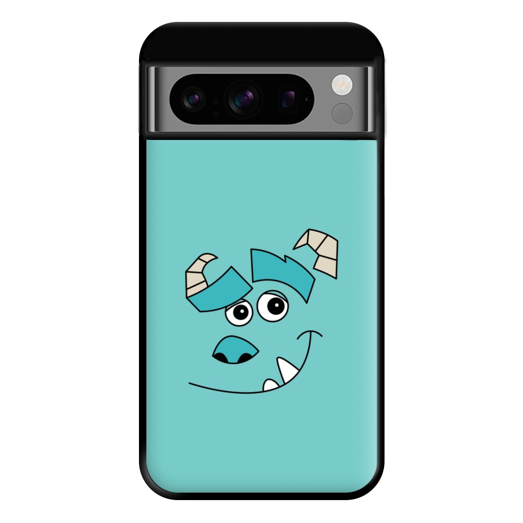 Blue Monster Face Phone Case for Google Pixel 8 Pro