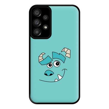 Blue Monster Face Phone Case for Galaxy A33