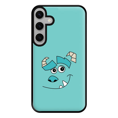 Blue Monster Face Phone Case for Galaxy S24FE