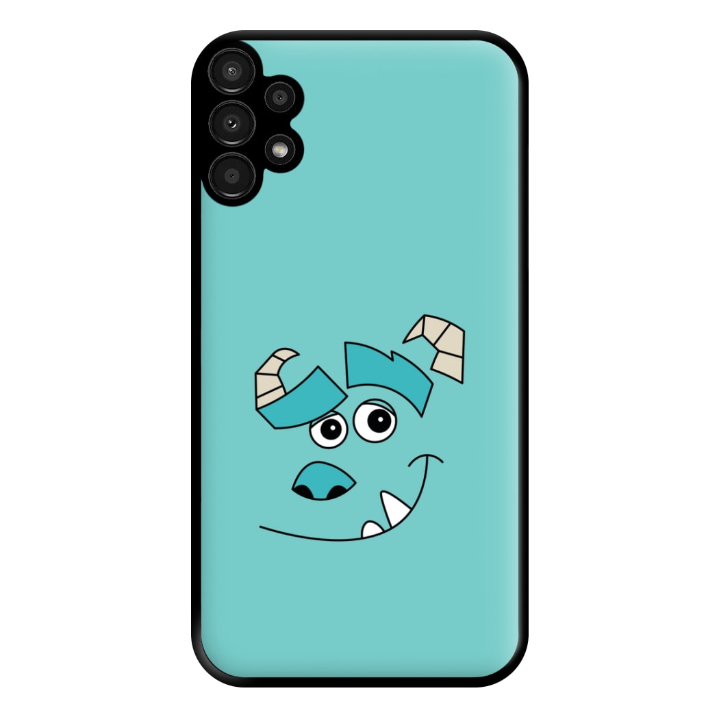 Blue Monster Face Phone Case for Galaxy A13