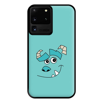 Blue Monster Face Phone Case for Galaxy S20 Ultra
