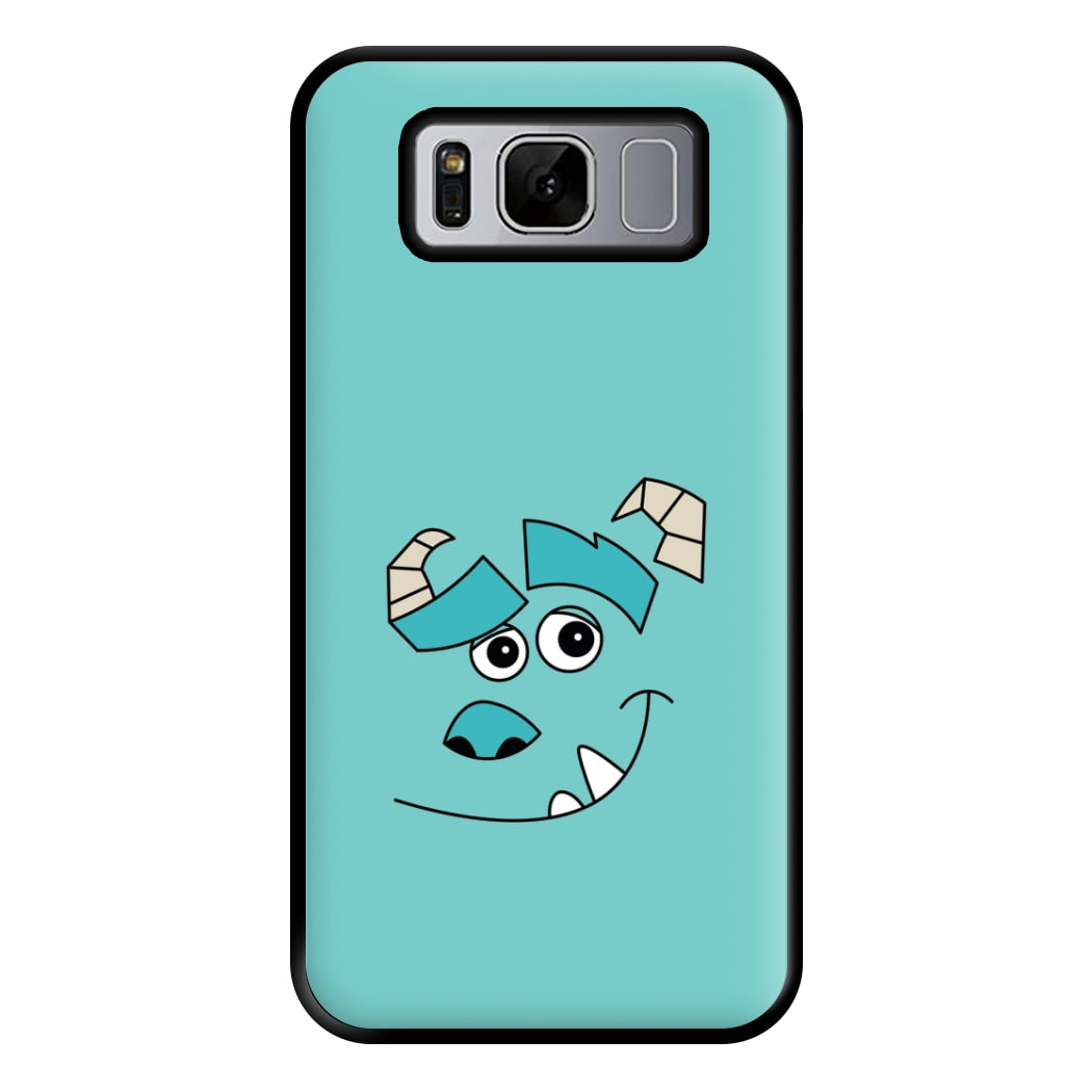 Blue Monster Face Phone Case for Galaxy S8 Plus