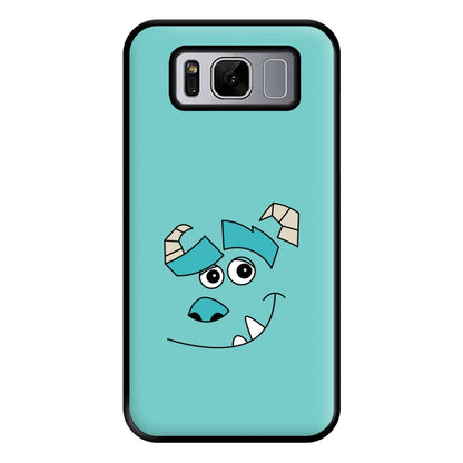 Blue Monster Face Phone Case for Galaxy S8 Plus