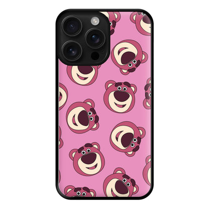 Cherry Bear Pattern Phone Case for iPhone 16 Pro Max