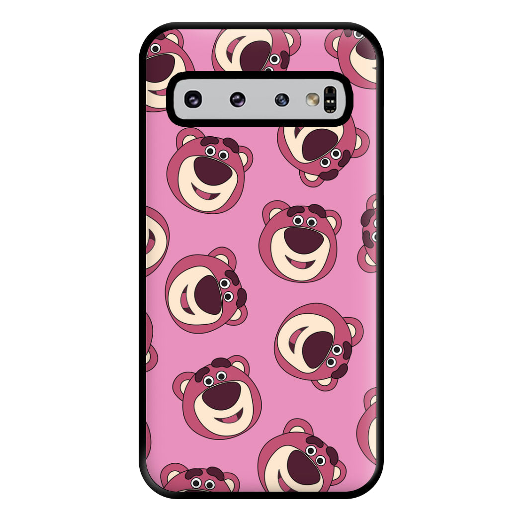 Cherry Bear Pattern Phone Case for Galaxy S10 Plus