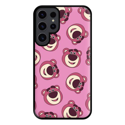 Cherry Bear Pattern Phone Case for Galaxy S23 Ultra
