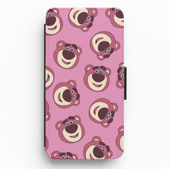 Cherry Bear Pattern Flip / Wallet Phone Case