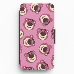 Cherry Bear Pattern Flip / Wallet Phone Case
