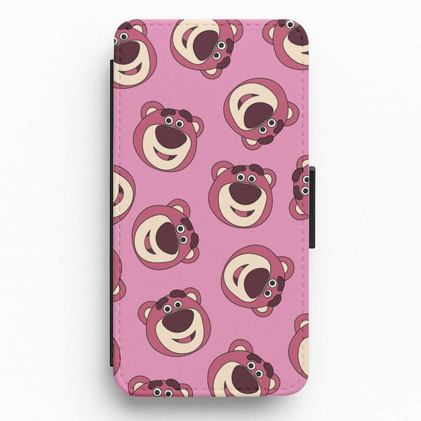 Cherry Bear Pattern Flip / Wallet Phone Case