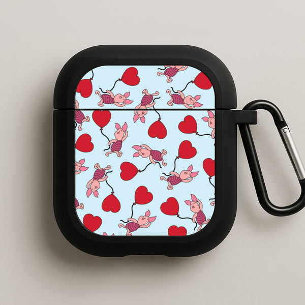 Baby Pig With Balloon Pattern AirPods Case