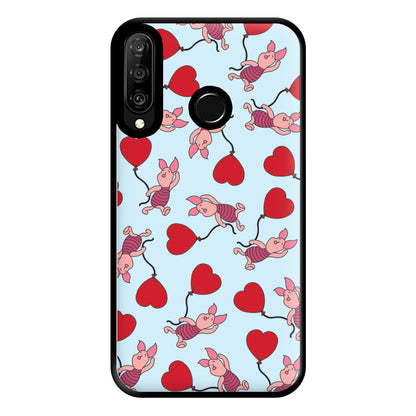 Baby Pig With Balloon Pattern Phone Case for Huawei P30 Lite