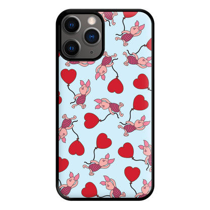 Baby Pig With Balloon Pattern Phone Case for iPhone 12 Pro Max