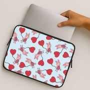 Baby Pig With Balloon Pattern Laptop Sleeve 2