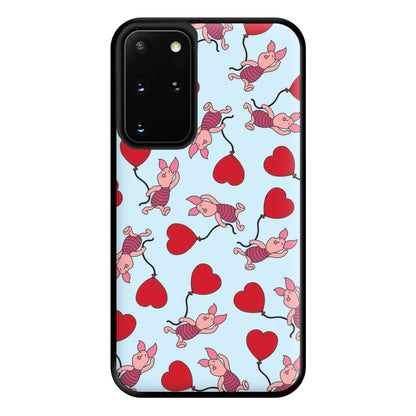 Baby Pig With Balloon Pattern Phone Case for Galaxy S20 Plus