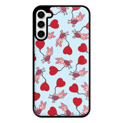 Baby Pig With Balloon Pattern Phone Case for Galaxy S23 Plus