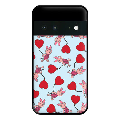 Baby Pig With Balloon Pattern Phone Case for Google Pixel 6a