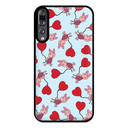 Baby Pig With Balloon Pattern Phone Case for Huawei P20 Pro