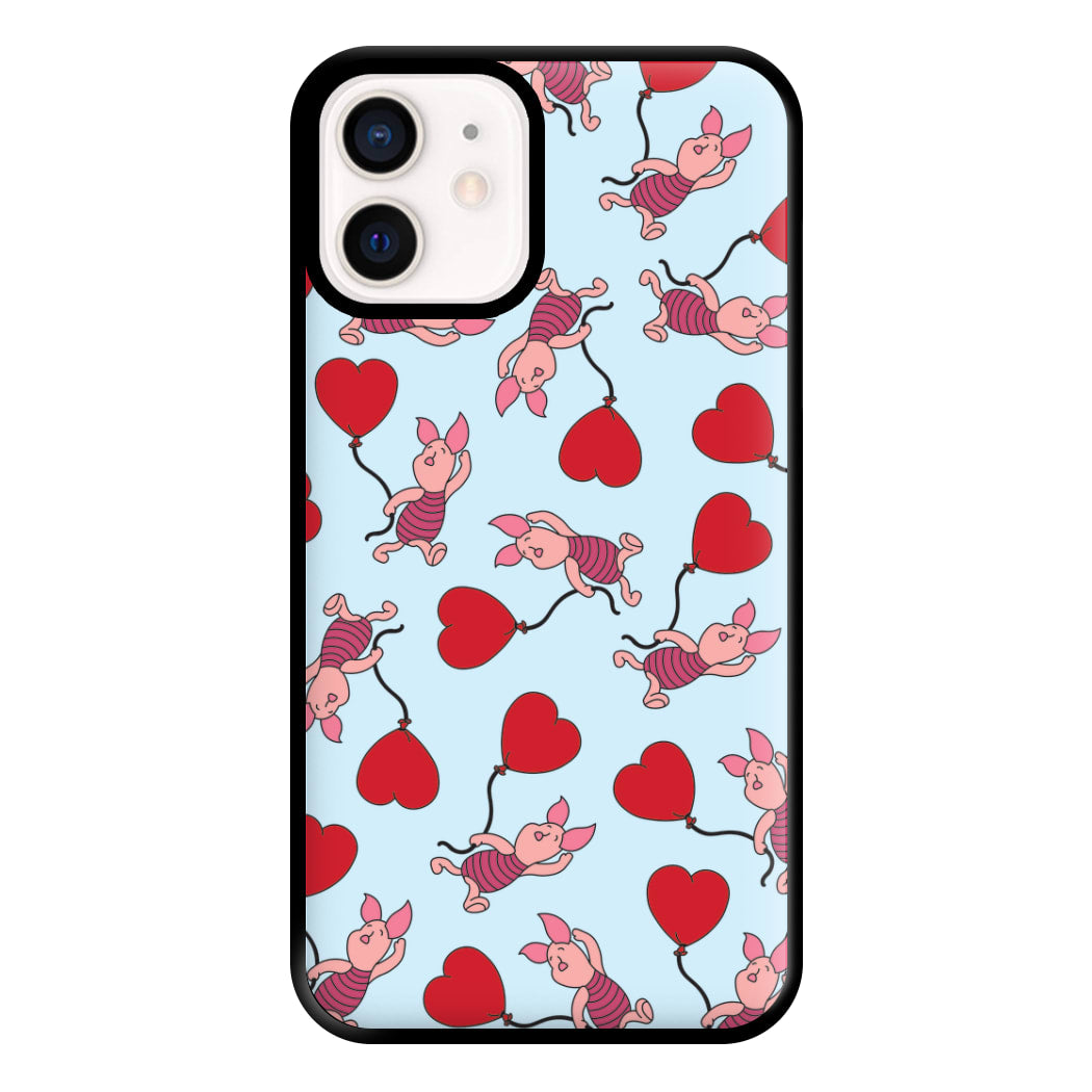 Baby Pig With Balloon Pattern Phone Case for iPhone 12 Mini