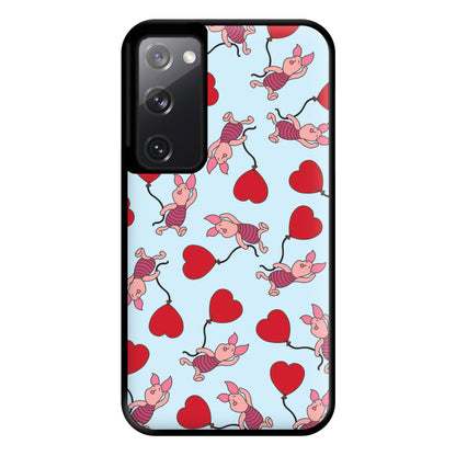 Baby Pig With Balloon Pattern Phone Case for Galaxy S20FE