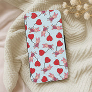 Baby Pig With Balloon Pattern Flip / Wallet Phone Case 5