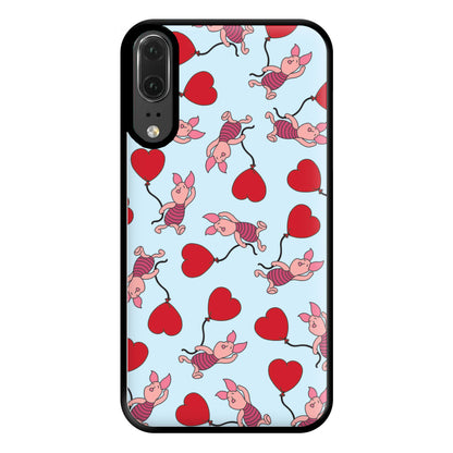 Baby Pig With Balloon Pattern Phone Case for Huawei P20