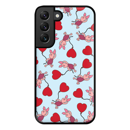Baby Pig With Balloon Pattern Phone Case for Galaxy S22 Plus