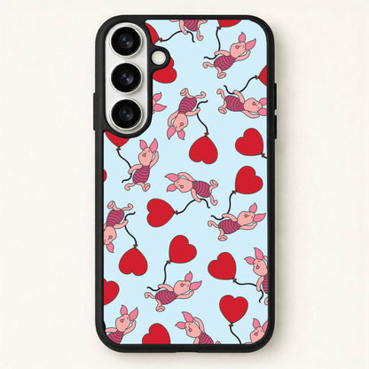 Baby Pig With Balloon Pattern Phone Case for Galaxy S26