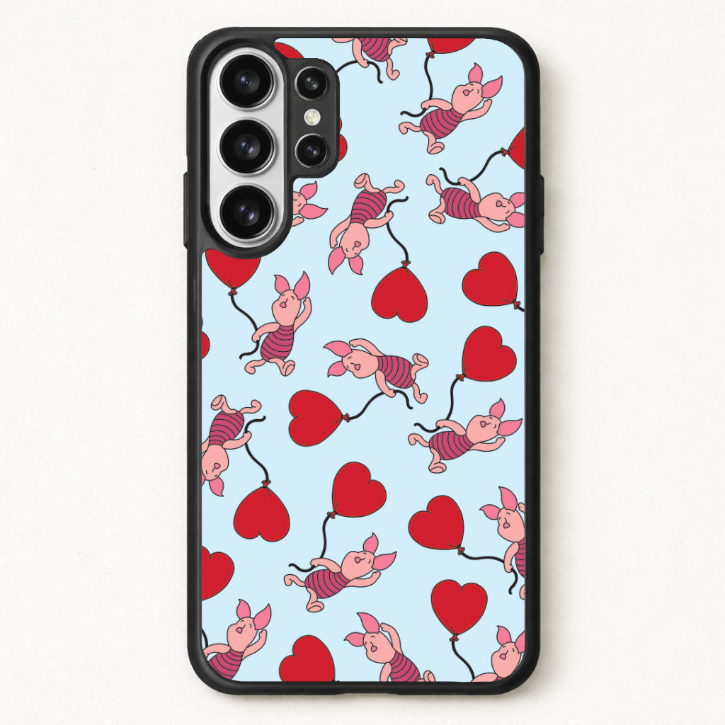 Baby Pig With Balloon Pattern Phone Case for Galaxy S26 Ultra
