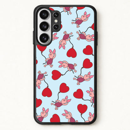 Baby Pig With Balloon Pattern Phone Case for Galaxy S26 Ultra