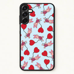Baby Pig With Balloon Pattern Phone Case for Galaxy A57