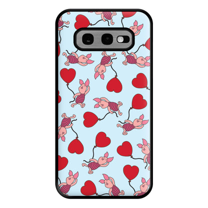 Baby Pig With Balloon Pattern Phone Case for Galaxy S10e