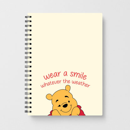 Wear A Smile Whatever The Weather  Notebook