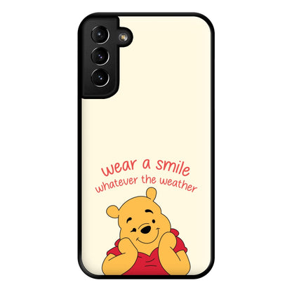 Wear A Smile Whatever The Weather  Phone Case for Galaxy S21 Plus