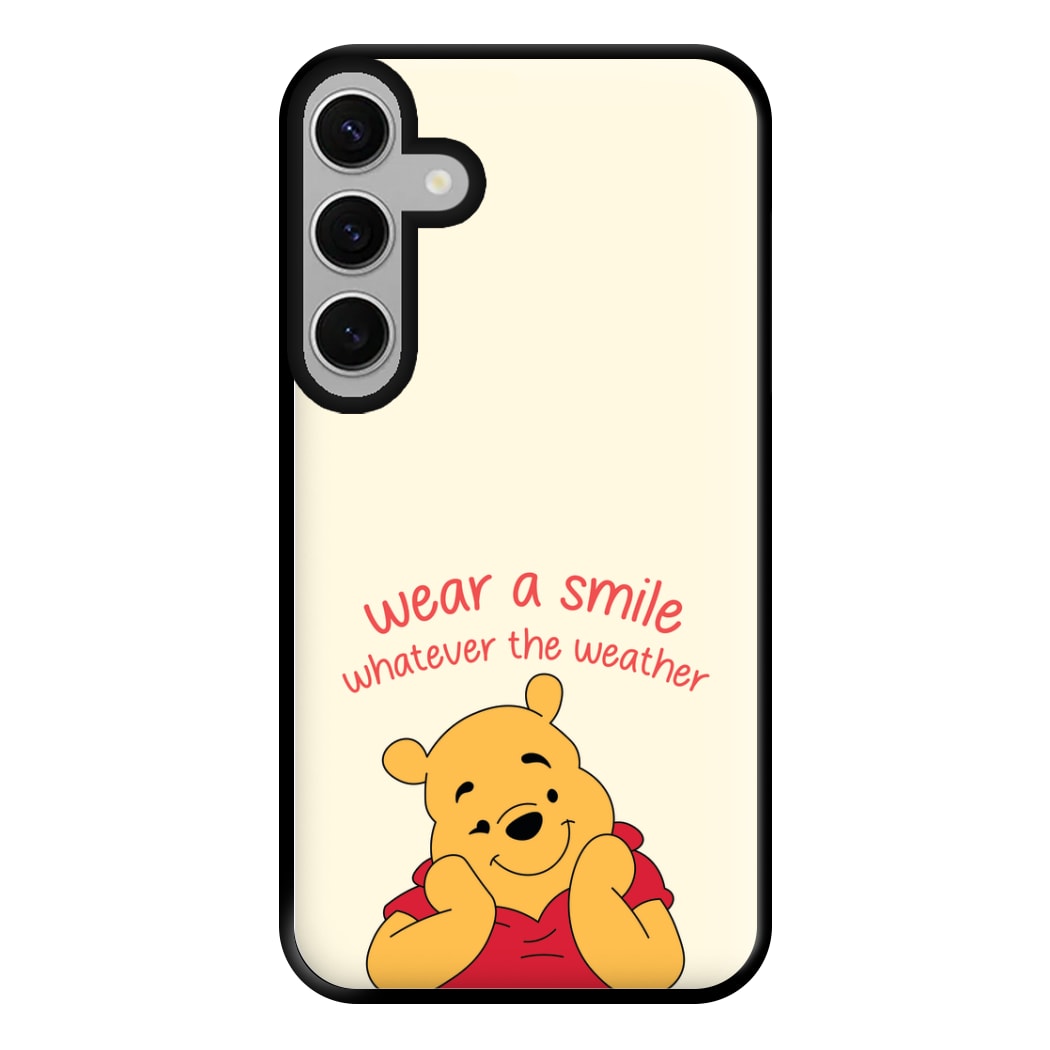 Wear A Smile Whatever The Weather  Phone Case for Galaxy S24FE
